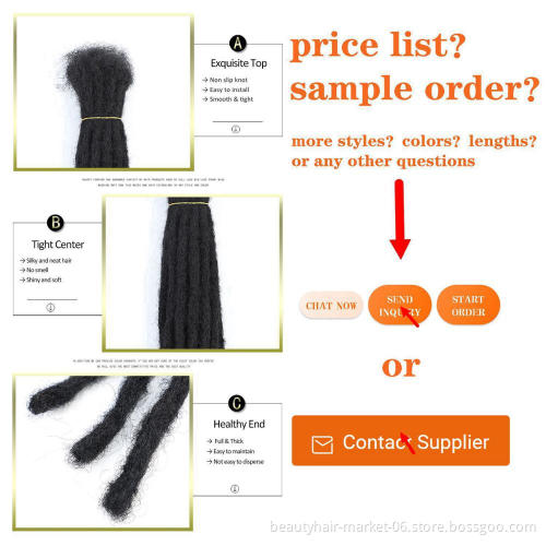 Multicolor dreads faux loc cheap long soft crochet dreads locks braids styles hair weave synthetic dreadlocks extensions